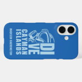 Aangepaste naam Cayman Islands Diving Case-Mate iPhone Case (Achterkant (horizontaal))