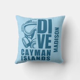 Aangepaste naam Cayman Islands Diving Kussen