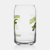 Aangepaste naam Cayman Islands Turtle Blikvorm Glas (Links)