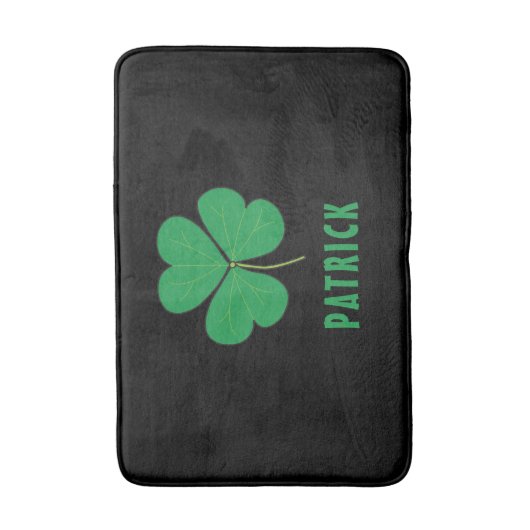 Aangepaste naam Celtic Ireland Shamrock Irish Clas Badmat (Voorkant Verticaal)