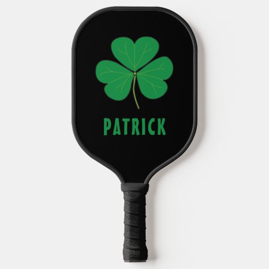 Aangepaste naam Celtic Ireland Shamrock Irish Clas Pickleball Paddle (Voorkant)