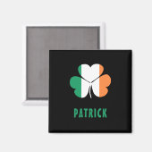 Aangepaste naam Celtic Ireland Shamrock Irish Flag Magneet (Voorkant / Achterkant)