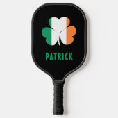 Aangepaste naam Celtic Ireland Shamrock Irish Flag Pickleball Paddle (Achterkant)
