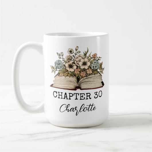 Aangepaste Naam Chapter 30 Mok Milestone Verjaarda (Links)