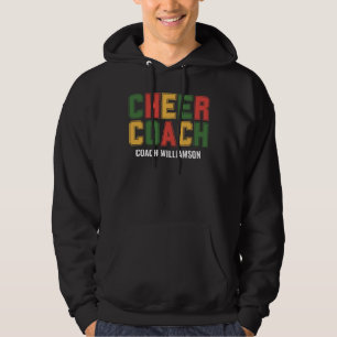 Aangepaste naam CHEER COACH Hoodie