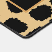 Aangepaste naam Cheetah Animal Print Pattern Class Bureaumat (Hoek)