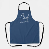 Aangepaste naam chef-kok schort (Voorkant)
