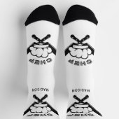 Aangepaste naam Chef Logo Sokken (Top)