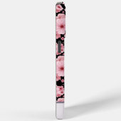 Aangepaste naam Cherry Blossom roze bloemmotief Case-Mate iPhone Case (Achterkant / Rechts)
