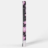 Aangepaste naam Cherry Blossom roze bloemmotief Samsung Galaxy Hoesje (Rechterkant)