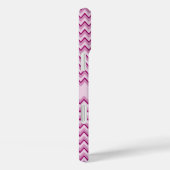 Aangepaste naam Chevron Pattern-telefoongevallen Case-Mate iPhone Case (Achterkant / Rechts)