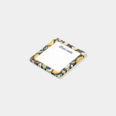 Aangepaste naam Chic Citroen Citrusvruchten Post-it® Notes (Schuin)