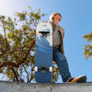 Aangepaste naam Chic Nautical Persoonlijk Skateboard