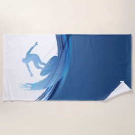 Aangepaste naam Chic Nautical Strandlaken