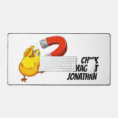 Aangepaste naam Chick Magnet Bureaumat (Keyboard & Muis)