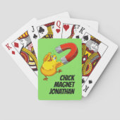 Aangepaste naam Chick Magnet-speelkaarten Pokerkaarten (Achterkant)