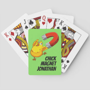 Aangepaste naam Chick Magnet-speelkaarten Pokerkaarten