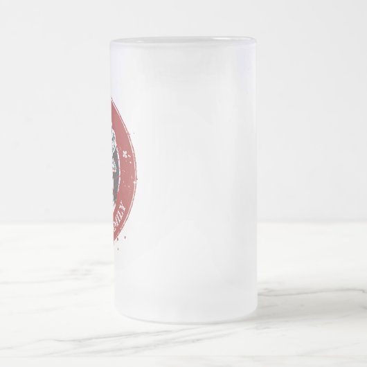 Aangepaste naam Chicken Custom Country Rooster Matglas Bierpul (Center)