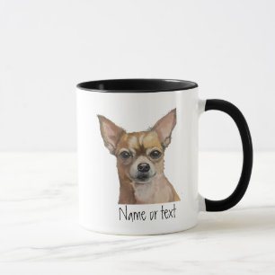 Aangepaste naam Chihuahua, huisdier hond dier Mok