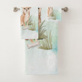 Aangepaste naam Chihuahua Pet Dog Bad Handdoek (Insitu)