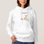 Aangepaste naam Chihuahua Pet Dog Hoodie (Voorkant)