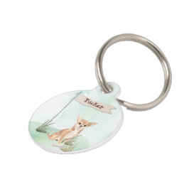 Aangepaste naam Chihuahua Pet Dog Huisdierpenning