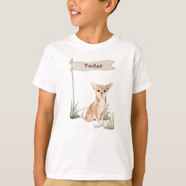 Aangepaste naam Chihuahua Pet Dog T-shirt