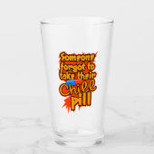 Aangepaste naam Chill Pill Glas (Voorkant)
