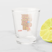 Aangepaste naam Chill Pill Shot Glas (Achterkant)