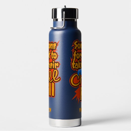 Aangepaste naam Chill Pill Waterfles (Rechts)