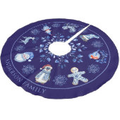 Aangepaste naam Chinoiserie Christmas Kerstboom Rok (Gekanteld)