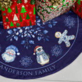 Aangepaste naam Chinoiserie Christmas Kerstboom Rok