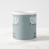 Aangepaste naam chirurgische technologiste Med Sur Grote Koffiekop (Voorkant)