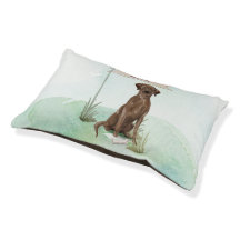 Aangepaste naam Chocolate Lab Pet Dog
