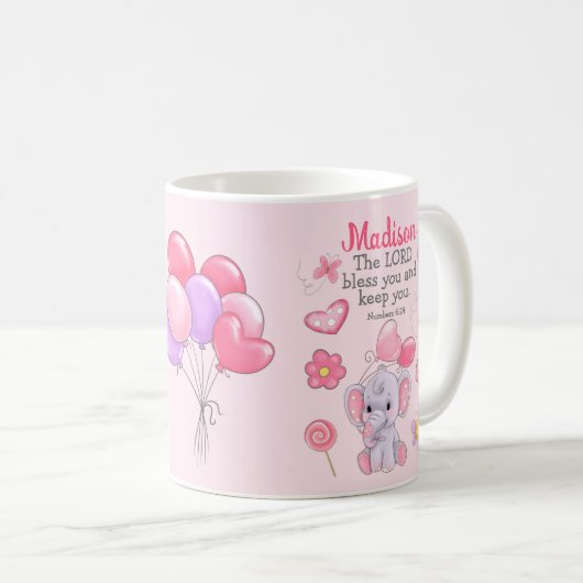 Aangepaste naam Christelijke scripts Afbijten Mok (Voorkant rechts)