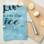 Aangepaste naam Cijfer Afbeelding Afvoerwishanddoe Theedoek (Quarter Fold)