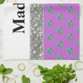 Aangepaste naam Cijfer Afbeelding Afvoerwishanddoe Theedoek (Gevouwen)