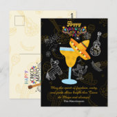 Aangepaste naam Cinco de Mayo Fiesta Spanish Holid Briefkaart (Voorkant / Achterkant)