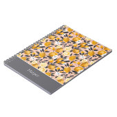 Aangepaste Naam Citroen Patroon Notitieboek Journa (Linkerzijde)