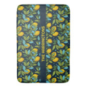 Aangepaste naam Citroenpatroon Badmat (Voorkant Verticaal)