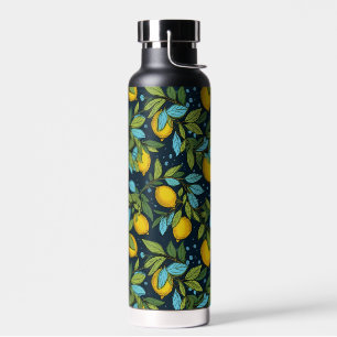 Aangepaste naam Citroenpatroon Waterfles