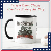Aangepaste naam Classic American Motocycles Mok