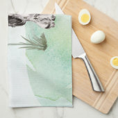 Aangepaste naam Cocker Spaniel Pet Dog Theedoek (Quarter Fold)