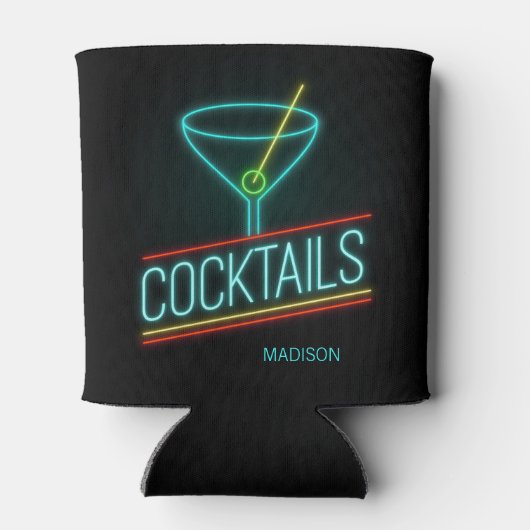 Aangepaste naam COCTAILS Blikjeskoeler (Achterkant)