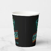 Aangepaste naam COCTAILS Papieren Bekers (Rechts)