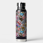 Aangepaste naam College Comics Patroon Waterfles