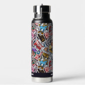 Aangepaste naam College Comics Patroon Waterfles