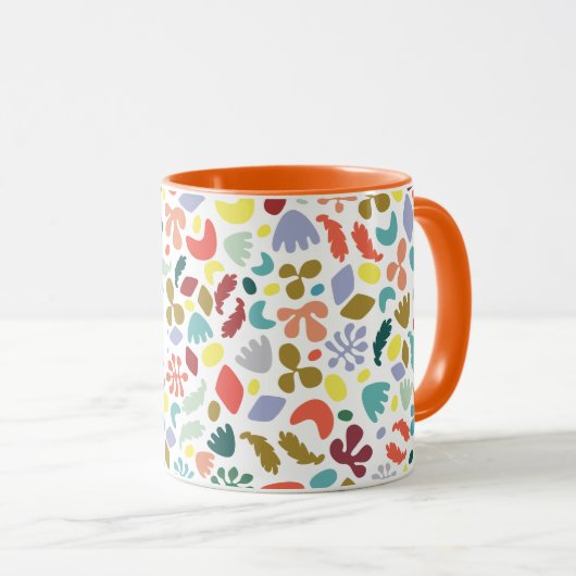 Aangepaste naam Colorful Fun Happy Mok (Voorkant rechts)