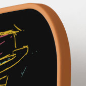 Aangepaste naam Colorful Jazz Player Pickleball Paddle (Links Detail)