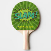 Aangepaste naam Comic Slam Pong Paddle, Cartoon Tafeltennisbatje (Achterkant)